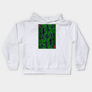 Aboriginal Art - After The Rain Kids Hoodie